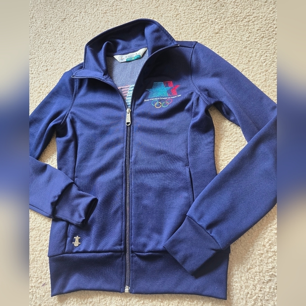 Aritzia THE OLYMPIC MUSEUM COLLECTION Full Zip Jacket Summer XXIII 1984 Size S - Picture 2 of 13